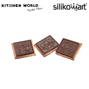 Ckc13 Cookie Country - Silicone Mould 65X55 H 5 Mm Brown