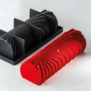3D Pavocake mould COMET 250x88x h 73 mm - vol 1230 ml + pack