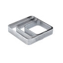 Square Microperforated Stainless With Rounded Corners 105 X 105 X H 20 Mm