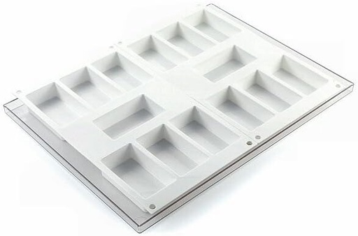 [25.110.87.0098] Bisc01 Classic - Set 2 Pcs Silicone Mould 87X48 H 24 Mm