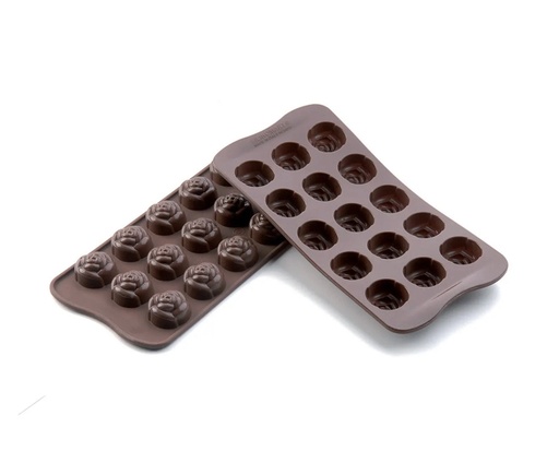 [22.113.77.0065] Scg13 Rose - Silicone Mould ?28 H 18 Mm