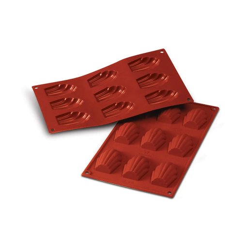 [30.032.00.0060] Sf032 - Silicone Mould N. 9 Madeleine 68X45 H 17 Mm
